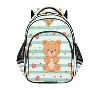 ISAOA Toddler Backpack Kids Backpack for Preschool or Kindergarten Bear Love 3-8 Years Old