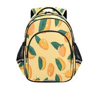 ISAOA Toddler Backpack Kids Backpack for Preschool or Kindergarten Mango Leaves 3-8 Years Old