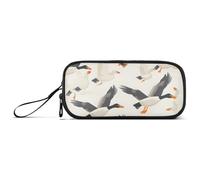ISAOA Wild Goose Style Big Capacity Pencil Case 3 Compartments Pencil Pouch Portable Large Storage Pencil Box Pencil Bag for Teen Boys Girls Adults Students