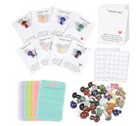 ISAROARO 40 Sets Pocket Hug Bulk Color combination of the Mushroom, Token Gift Bulk Hug Cards， Keepsake Exchange Relationship Cards for Colleagues Family Distance Social Celebration of Life Gift