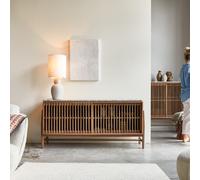 Isaure - Solid walnut and premium terrazzo sideboard 160 cm Brown