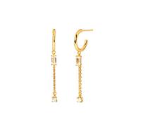 ISCBAFYX 1/2pcs 925 Sterling Silver Trendy Moon Star Dangle Drop Earrings For Lovers' Couple Anniversary Wedding Earring Jewelry yc702 (Gem Color : Purple 2pcs)