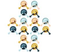 ISCBAFYX 16pcs ° Rotation Kitchen for Arms Wall Adhesive Punch- Hanging No-Punching Coat Key Swivel Shape Creative Clock with Rotating Towel The Clothes Hangers Hanger Bedroom (Assorted Col