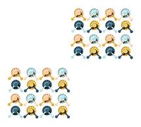 ISCBAFYX 16pcs ° Rotation Kitchen for Arms Wall Adhesive Punch- Hanging No-Punching Coat Key Swivel Shape Creative Clock with Rotating Towel The Clothes Hangers Hanger Bedroom (Assorted Col