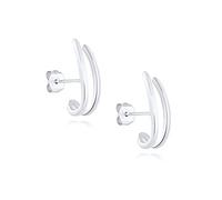ISCBAFYX 2PCS s925 Sterling Silver Personalized Pendientes Oorbellen Bling CZ Stud Earring for Woman Girls Valentine's Day Anniversary yc609 (Gem Color : Black)