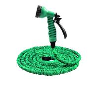 ISCBAFYX 50FT/100FT Garden Hose Expandable Flexible Plastic Pipe with Spray Gun Watering Car Wash Spray Irrigation(100Ft30M)