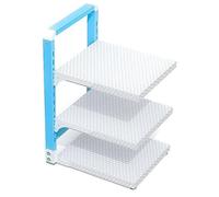 ISCBAFYX Adjustable 2/3/4-Tier Pot and Pan Kitchen Cabinet Storage Rack Under-Cabinet Space Saver Sturdy Cookware Holder for Optimal nization