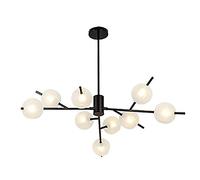 ISCBAFYX Atmosphere Branches Magic Beans Chandeliers,Dining Room Home Living Room,G9 Nordic Postmodern Chandeliers-Black. 9 head