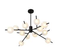 ISCBAFYX Atmosphere Branches Magic Beans Chandeliers,Dining Room Home Living Room,G9 Nordic Postmodern Chandeliers-Black. 12 Head
