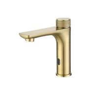 ISCBAFYX bathroom faucet,Kitchen Sink Faucets, Automatic Sensor Hands- Sink, Chrome Plated Brass Hands- Bathroom Faucet with Infrared Motion Sensor, Making It Easy to Use and Compatible with