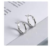 ISCBAFYX Big circle exaggerated earrings temperament net red ear joy S925 silver ear needle yc622 (Color : 23mm)
