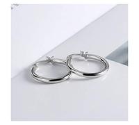 ISCBAFYX Big circle exaggerated earrings temperament net red ear joy S925 silver ear needle yc622 (Color : 18mm)