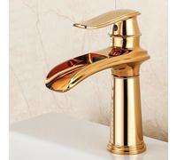 ISCBAFYX Black Ancient Countertop Basin Faucet Basin Basin Faucet Waterfall Faucet, Low