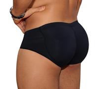 ISCBAFYX body -short met stretch voor heren - trimmen shapewear onderbroeken gewatteerde laag getailleerde afslankslips ondergoed