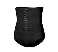 ISCBAFYX body shorts voor heren, ademende shapewear korte stevige controle butt lifter - haken taille afslankend ondergoed (White XXL)