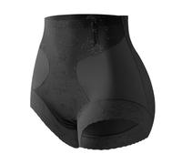 ISCBAFYX Butt Lifting Panties For Women - Black Lace Jacquard High-Waist Tummy Control Knickers,Summer Breathable Ice Silk Shapewear Briefs Underwear