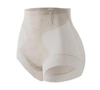 ISCBAFYX Butt Lifting Panties For Women - Gray Lace Jacquard High-Waist Tummy Control Knickers,Summer Breathable Ice Silk Shapewear Briefs Underwear