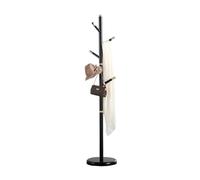 ISCBAFYX Coat Racks,Hanger Coat Rack Nordic Style Hat Clothes Handbag Storage Rack Bedroom Foyer Storage Coat Rack/Black/40 * 40 * 185Cm