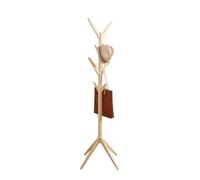ISCBAFYX Coat Racks,Hanger Creative Coat Rack Household Floor-Standing Coat Stand Multifunctional Clothes Storage Rack/Wood/175 * 45Cm