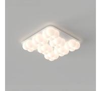 ISCBAFYX Creative ceiling light, cream style warm and romantic room, dining room living bedroom light,50cm