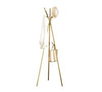 ISCBAFYX Creative Wrought Iron Coat Stand - Standing Floor Rack for Hats Bags and Purses - Stylish Hall Tree Clothes Hanger for Home Organization
