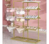 ISCBAFYX Garment Rack Clothes Retail Shelves Garment Rack Commercial Socks Holder,Adjustable Underwear Rack Bra Display Fixture Handbag Hanging Rods,Boutique Store Hanger Hat Orga,D-Style 1