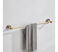 ISCBAFYX Hand Towel Bar Rack, Bathroom Towel Holder, Brushed Gold Towel Bar Wall Mounted Brass Hand Towel Bar Bathroom Towel Holder Kitchen Dish Cloths Hanger/Towel Rack (S