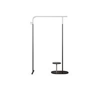 ISCBAFYX Heavy Duty Coat Rail - Floor-Standing Garment Rack with Hook and Marble Storage Shelf for Porch, Living Room, Bedroom