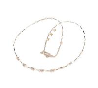 ISCBAFYX Jewelry Pearl Shattered Necklace Neckpiece