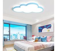 ISCBAFYX Kid‘s Room LED Ceiling Lamp Shape Flush Mount Light Fixture Cartoon Acrylic Close to Chandelier Lighting for Bedroom (Yellow,19‘‘W-White Light) 92(B