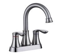 ISCBAFYX Kitchen Faucet Two Handle Basin Sink Faucets Ceramic Valve Cold and Hot Water Bathroom Mixer Water Tap with Drain Stopper Hose faucets