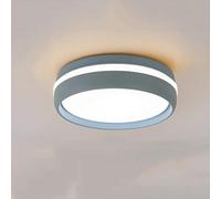 ISCBAFYX LED Chandelier Ceiling Lamp Flush Mount Round Circle Modern Fixture for Living Bathroom Kitchen Bedroom Balcony Warm Day Light White Six Colors Color : Black