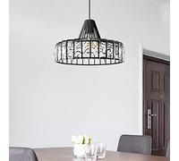 ISCBAFYX Luxury Crystal Pendant Light Small Chandelier Bedroom Bedside Lamp Postmodern Minimalist Single-Head for Living Room Times