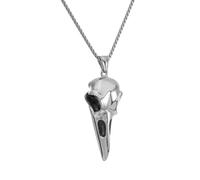 ISCBAFYX Men's Stainless Steel Viking Raven Beak Model Pendant Necklace Nordic Vintage Steel Jewelry