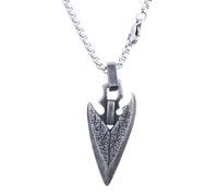 ISCBAFYX Men's Unique Viking Spearhead Model Pendant Necklace Vintage Norse Mythology Inspired Fashion Jewelry present for Warriors