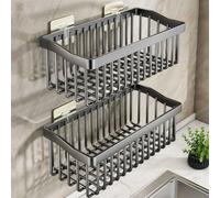 ISCBAFYX Metal Wire Storage Baskets Wall-Mounted Hanging Kitchen Storage Baskets,Hanging Fruit Basket, Kitchen Countertop Rack,Wall Mounted Storage Baskets For Vegetables, Fruit, Bread