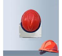 ISCBAFYX Motorcycle Helmet Rack Wall Mount 1 2 3 4 5 6 Helmets, Fire Fighter Helmet Safety Hat Organizer Stand, Office Hard Hat Rack Hanger for Cubical(Hold 1 hats)