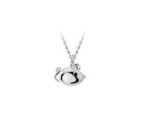 ISCBAFYX Necklace Female Korean Cute Little Mouse Necklace Small Animal Zodiac Year the Rat Necklace Necklace