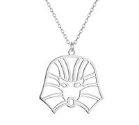 ISCBAFYX Necklace Pendant Chain Men Women Jewellery Egyptian Zodiac God Dharma Old Man Pendant Necklace Ancient Egyptian Men'S Necklace Party