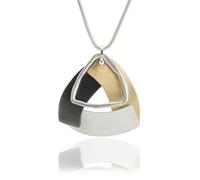 ISCBAFYX Necklace Pendant Chain Men Women Jewellery Geometry Triangle Suspension Pendants Necklace Long Chains