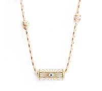 ISCBAFYX Necklace Pendant Chain Men Women Jewellery Multi Color Braided Rope Necklace With Star Heart Evil Eye Pendant Necklace For Women Girls 33