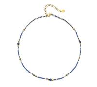 ISCBAFYX Necklace Pendant Chain Men Women Jewellery Thin Necklace Women Trendy Bohemian Coloring Bead Thin Necklaces Chain