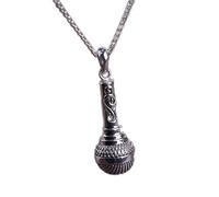 ISCBAFYX Necklace Women Men's Simple Style Ethnic Microphone Microphone Pendant Creative Fashion presents Personality Trend