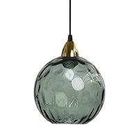 ISCBAFYX Nordic Style Stained Glass Pendant Light Creative 20cm / 7.8in Diameter Chandelier Hand Blown Hanging Lamp for Home Decor Ceiling Fixture