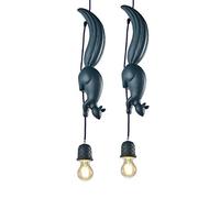 ISCBAFYX Resin Material Squirrel Hanging European Creative Art Animal Adjustable Height Kitchen Decoration Ceiling Pendant Lamp Modern Simple youth Room Chandelier Color : Blue
