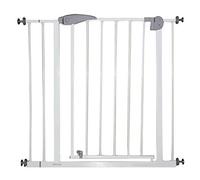 ISCBAFYX Safety Gate Heightening Extra Wide Walk Thru Pet Gate Auto Close Suitable For 75cm-147cm Wide, Size Customizable (Color : Gray, Size : Width 105-112cm)