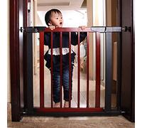 ISCBAFYX Safety Gate Metal Extra Wide Freestanding Safety Fence Pet Gate Household Suitable For 75cm-202cm Wide, Size Customizable (Color : A, Size : Width 167-174cm)
