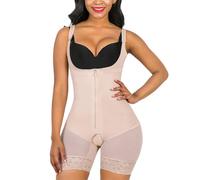 ISCBAFYX Shapewear Full Body Shaper Butt Lifter Thigh Slimmer Shorts Shapers BodysuitsTummy Control Open Bust Bodysuit
