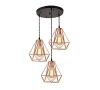 ISCBAFYX Single Head/Three Heads Chandelier Creative Petal Ceiling Pendant Ultra Slim 150CM Chain Adjustable Hanging Lamp Pastoral American Restaurant Suspension Light Droplight Bar Farmhouse Dec