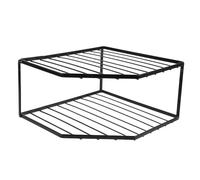 ISCBAFYX Space-Saving Corner Shelf Rack for Pots Pans Dishes & Bowls - Kitchen Cookware nizer & Dish Drainer Stand - Compact Storage Solution for Home